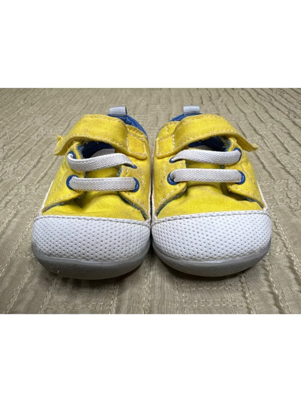 Infant 4 See Kai Run Stevie Yellow First Walker Shoes
